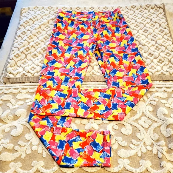 Legging Fille Justice – Motif Panneaux De Signalisation, Taille 10 (Neuf)